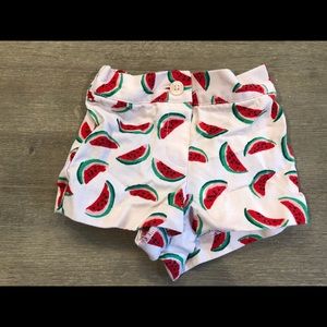 Janie and Jack Watermelon Shorts